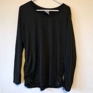 Danskin Now Workout Long Sleeve Tee Shirt XXL EUC